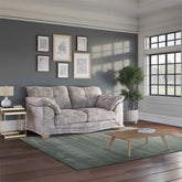 Nolan Titus Fabric Upholstered 3 Seater Sofa - Pendle Village Furniture